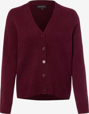 Franco Callegari Knit Cardigan in Red: front