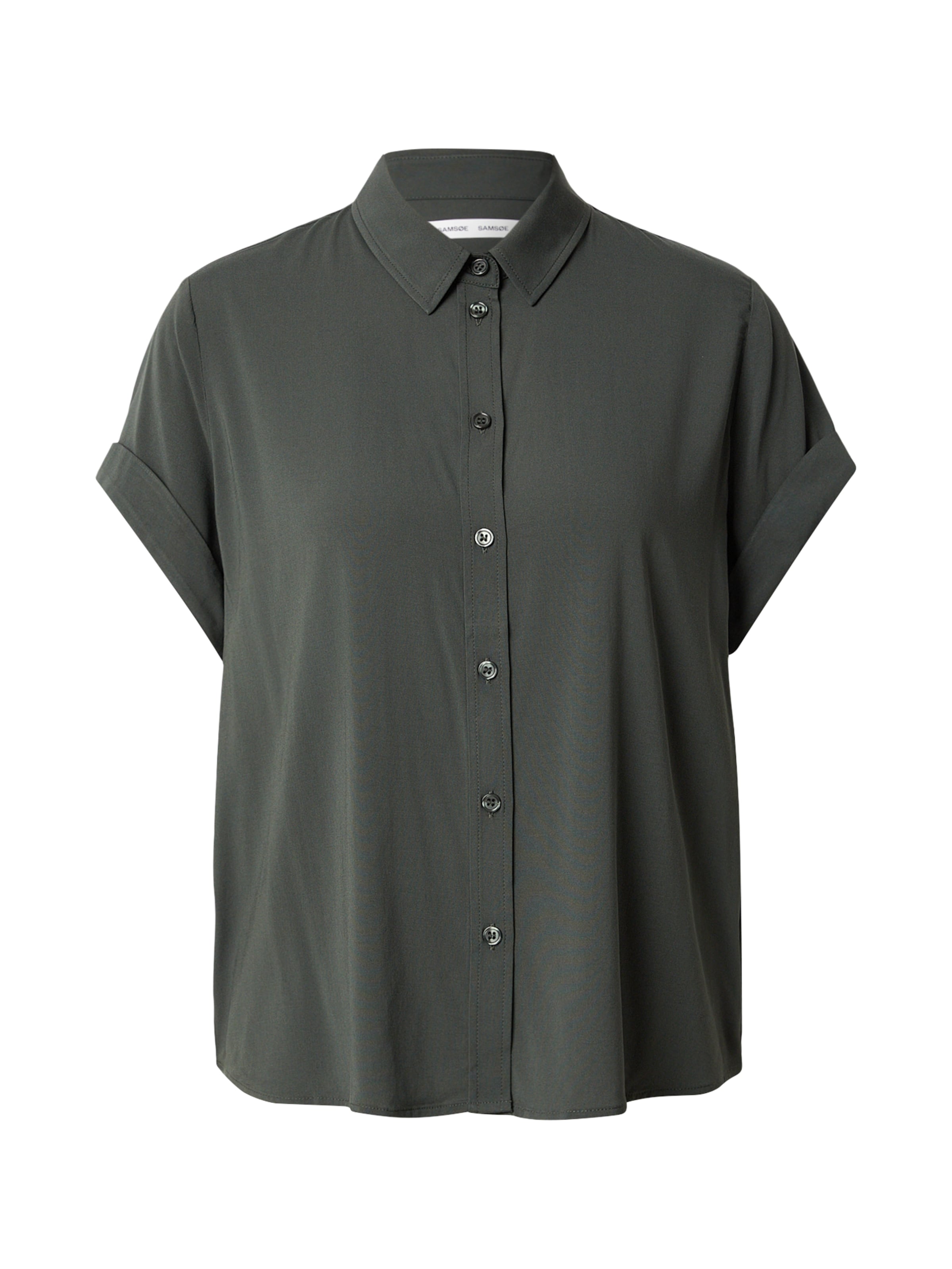 Samsøe Samsøe - Blusa 'Majan' en verde: frente