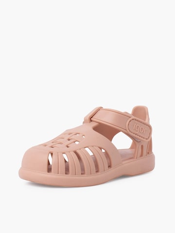 IGOR Beach & Pool Shoes in Pink: front