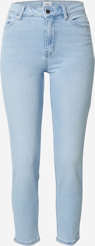 Coupe slim Jean 'Erica' ONLY en bleu : devant