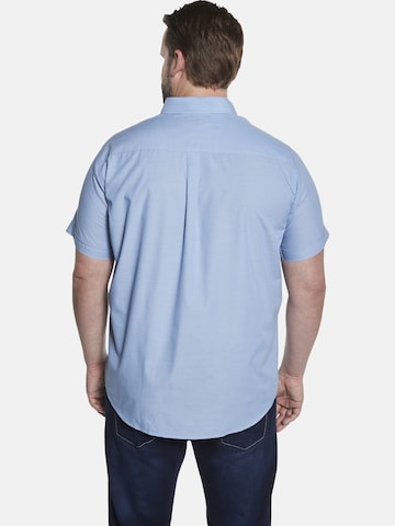 Charles Colby Comfort Fit Doppelpack Hemd ' Duke Hamish ' in Blau