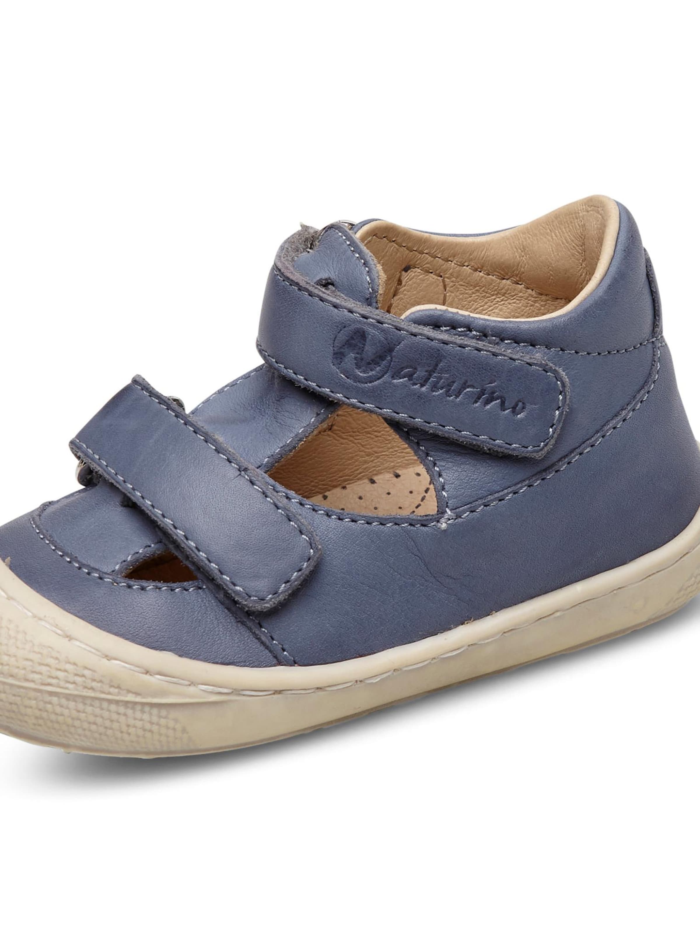 NATURINO Offene Schuhe 'PUFFY' in Blau