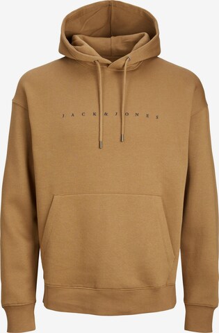 JACK & JONES Sweatshirt 'Star' in Bruin: voorkant