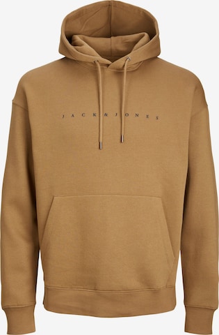 JACK & JONES - Sweatshirt 'Star' em castanho: frente