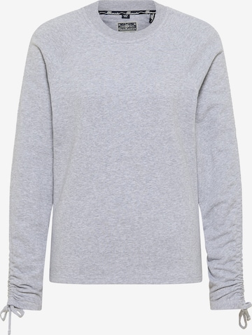 Sweat-shirt DreiMaster Maritim en gris : devant