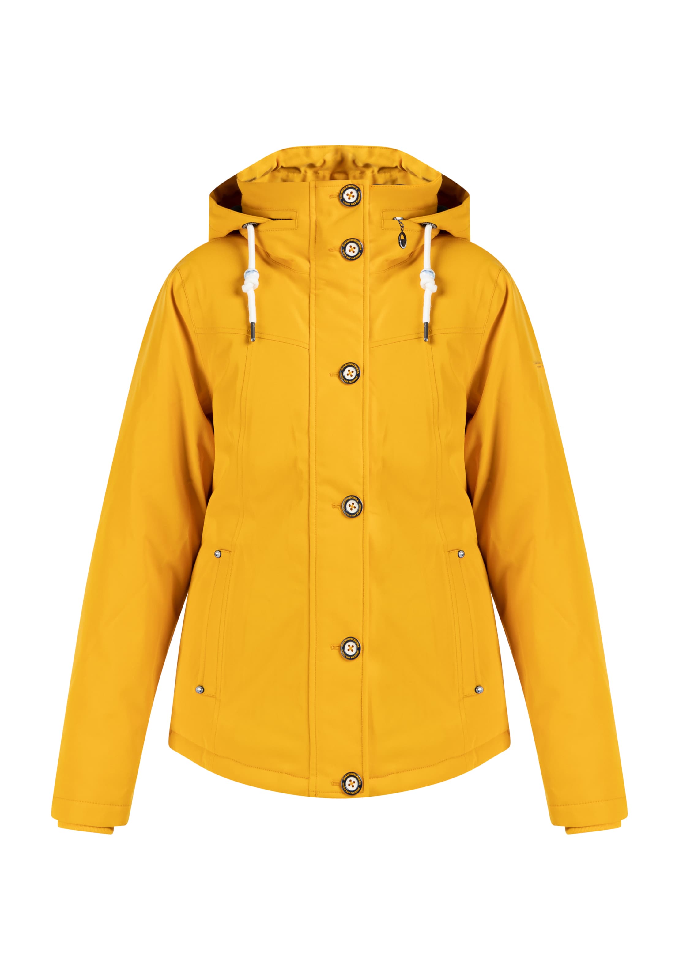 Schmuddelwedda Funktsionaalne jope, värv kollane: eest vaates