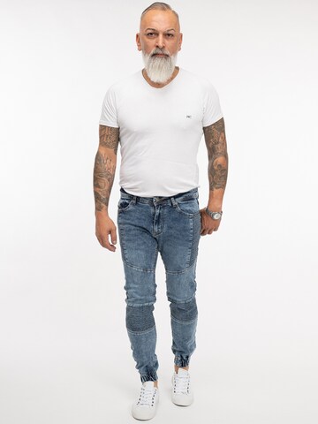 Rock Creek Tapered Jeans in Blau