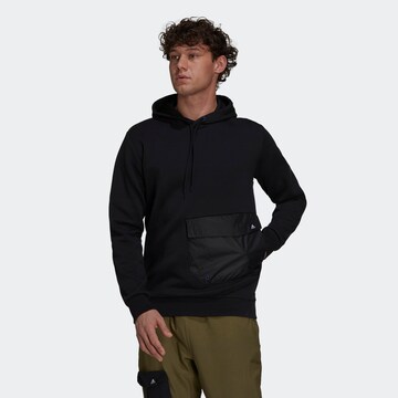 ADIDAS SPORTSWEAR Athletic Sweatshirt in Black: front