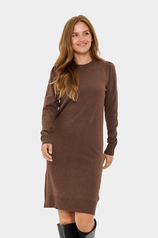 Robe 'Mila' SAINT TROPEZ en marron : devant