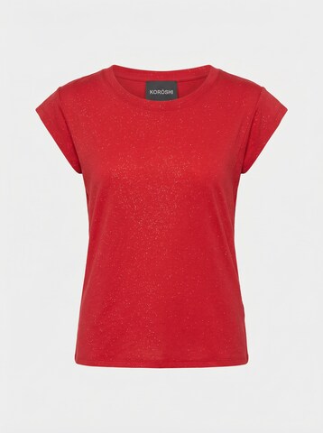 KOROSHI Shirt in Red: front
