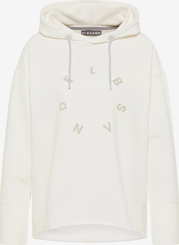 Elbsand Sweatshirt 'Daris' in White: front