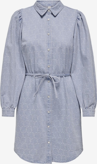 ONLY Robe-chemise 'ROCCO-ELIZA' en bleu ciel / blanc, Vue avec produit