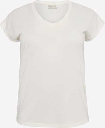 KAFFE CURVE Shirt in White: front