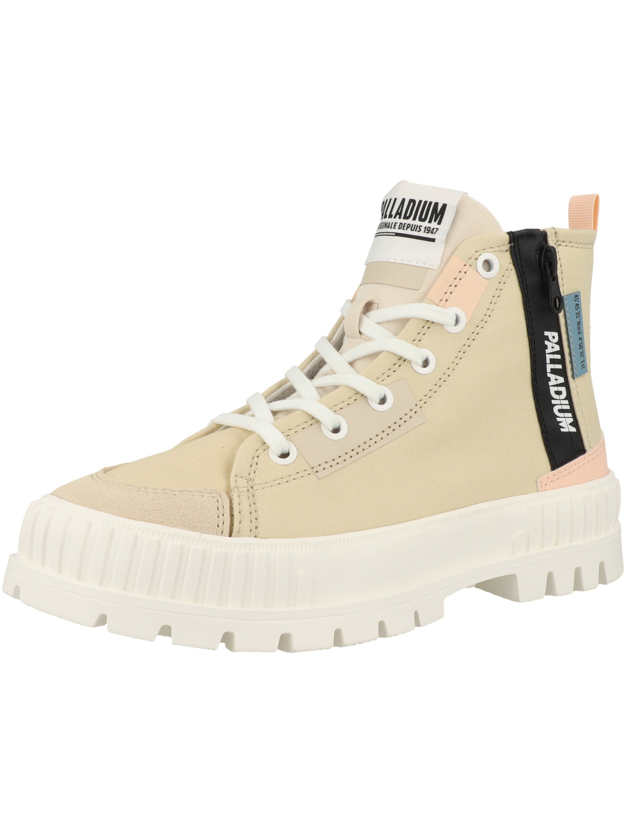 Palladium - Botas pelo tornozelo ' Pallashock Backzip 2 ' em bege