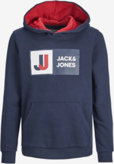 Jack & Jones Junior Sweatshirt in blau / rot / weiß, Produktansicht