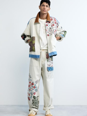 balta Desigual Demisezoninė striukė