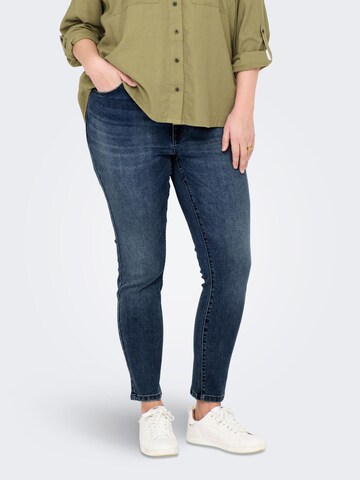 ONLY Carmakoma - Skinny Vaquero en azul: frente
