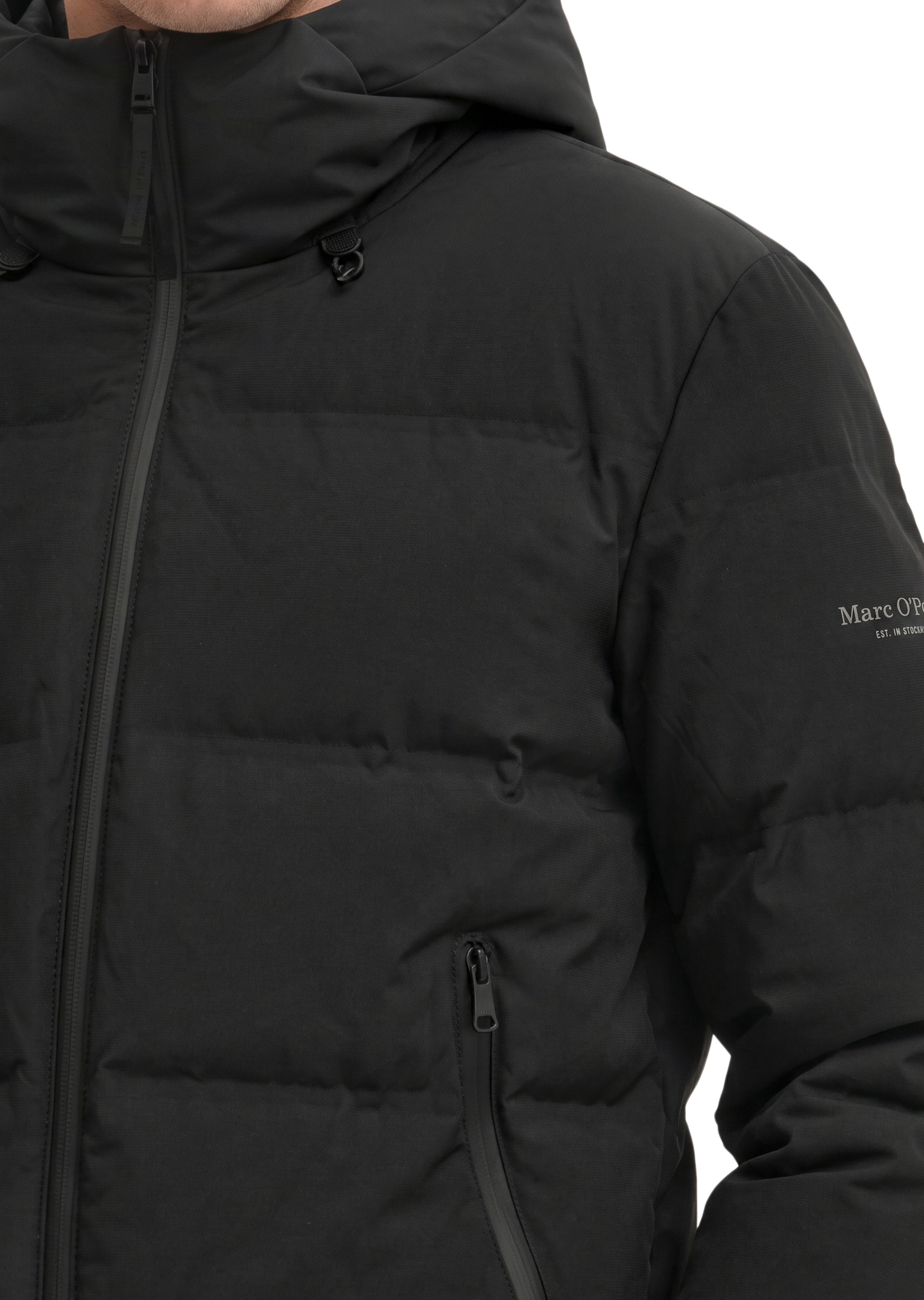 Marc O'Polo Jacke 'MOP x Function' in Schwarz: Vorderseite