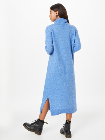 PIECES Knitted dress 'JULIANA' in Blue