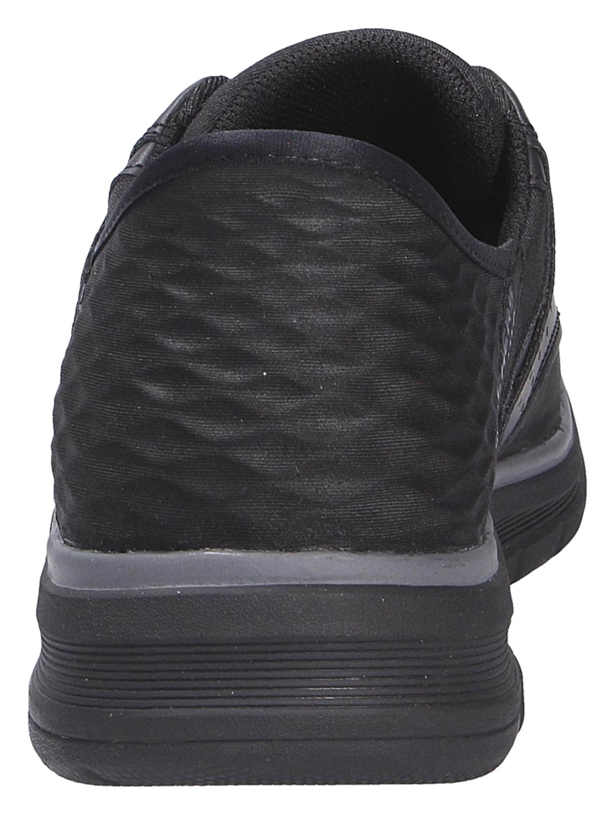SKECHERS Slip-ons 'Orell Yates' in Zwart