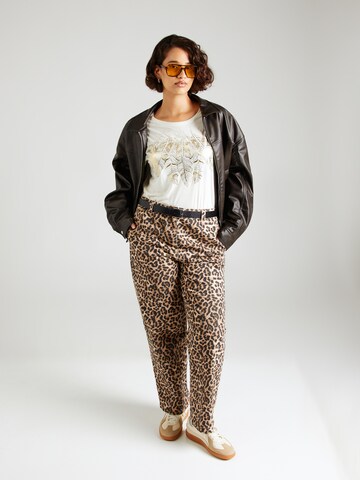 T-shirt 'Marin' ABOUT YOU Curvy en blanc