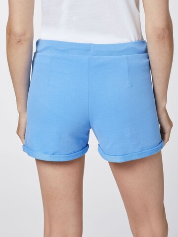 Oklahoma Jeans Regular Pants ' mit kleinem, floralem Print ' in Blue