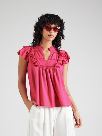 VILA Blouse 'VIVisia' in Roze: voorkant