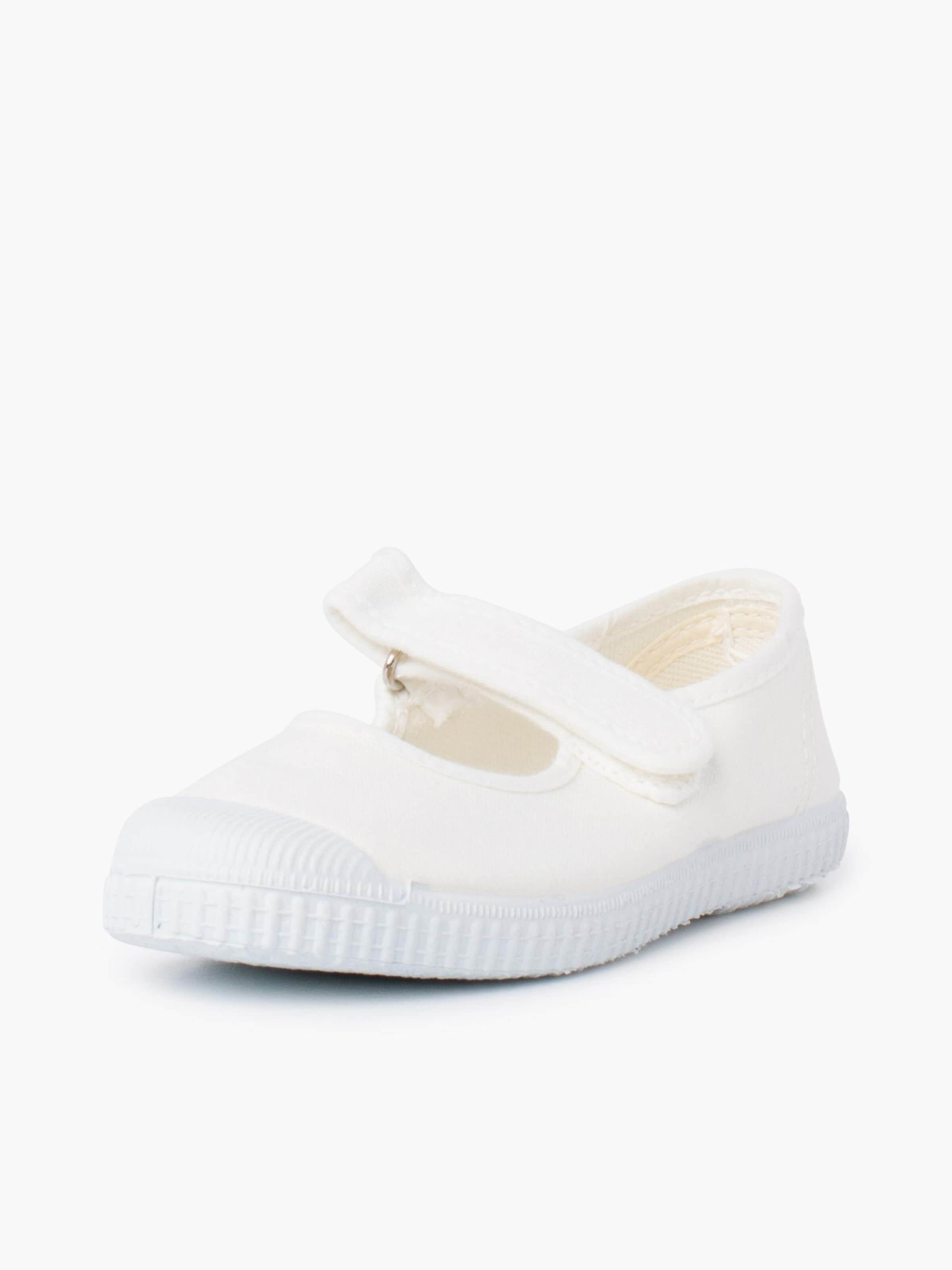 Ballerines Pisamonas en blanc : devant
