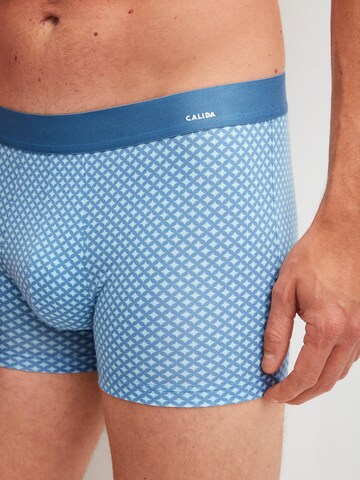 CALIDA Boxershorts 'Cotton Code Design'‌ in Blau