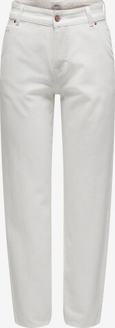 Tapered Jeans 'Troy' di ONLY in bianco: frontale
