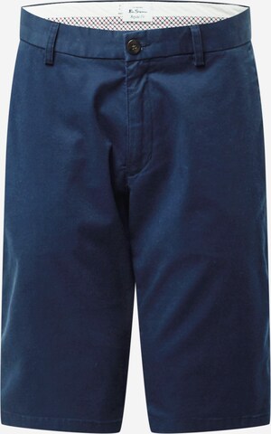 Ben Sherman Regular Chino Pants in Blue: front