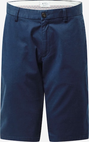 Ben Sherman Chino Pants in Blue: front