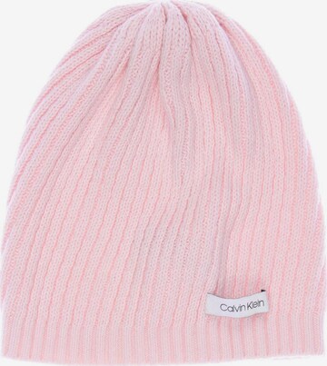 Calvin Klein Hat & Cap in One size in Pink: front