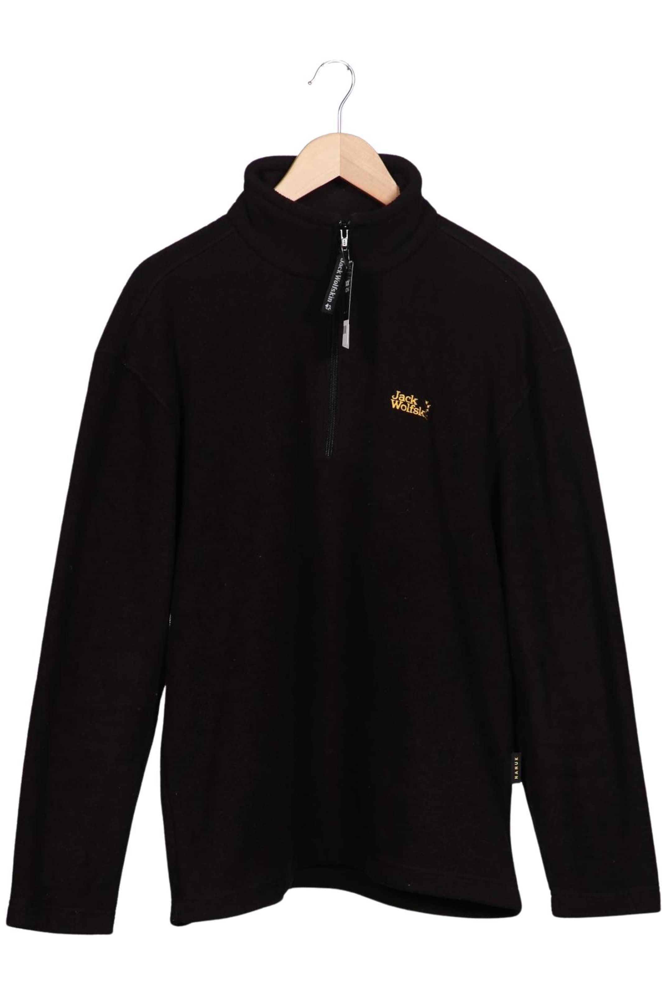 JACK WOLFSKIN Sweater L in Schwarz: Vorderseite