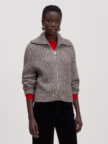 Cardigan 'Lucila' EDITED en marron : devant