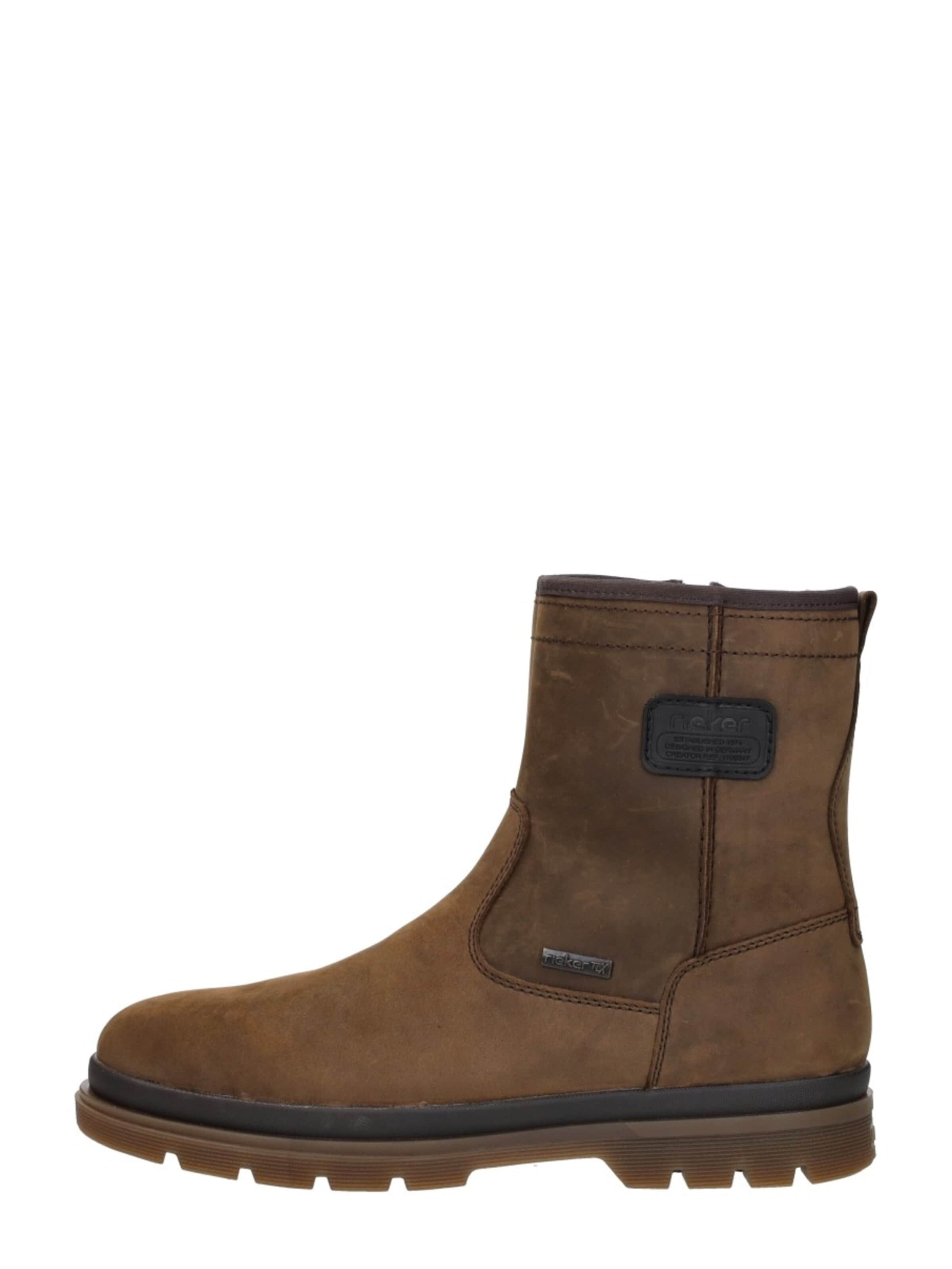 Boots Rieker en marron : devant