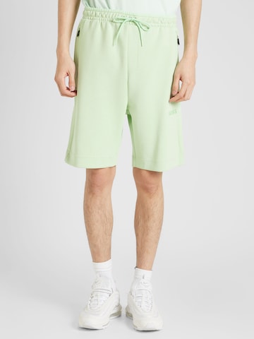 BOSS Green Loosefit Broek 'Headlo 1' in Groen: voorkant