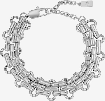 Bracelet 'Interlocking' Hey Happiness en argent : devant