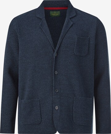 Charles Colby Knit Cardigan 'Earl James' in Blue: front