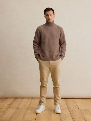 DAN FOX APPAREL Обычный Брюки-чинос 'Adam' в Бежевый