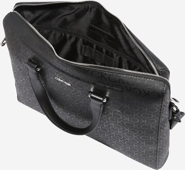 Sac d’ordinateur portable Calvin Klein en noir