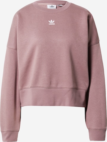 Bluză de molton 'Adicolor Essentials Fleece' de la ADIDAS ORIGINALS pe mov: față