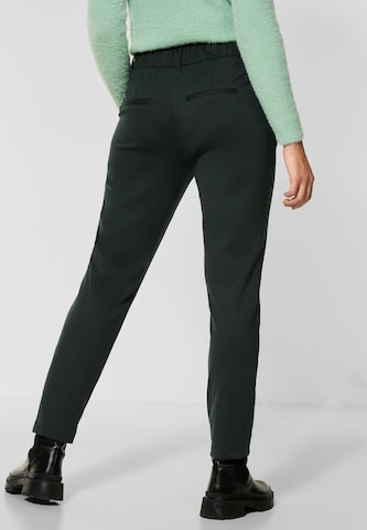 STREET ONE Tapered Pants in Green