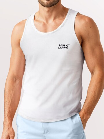 Neverless Shirt 'Padel Club' in White