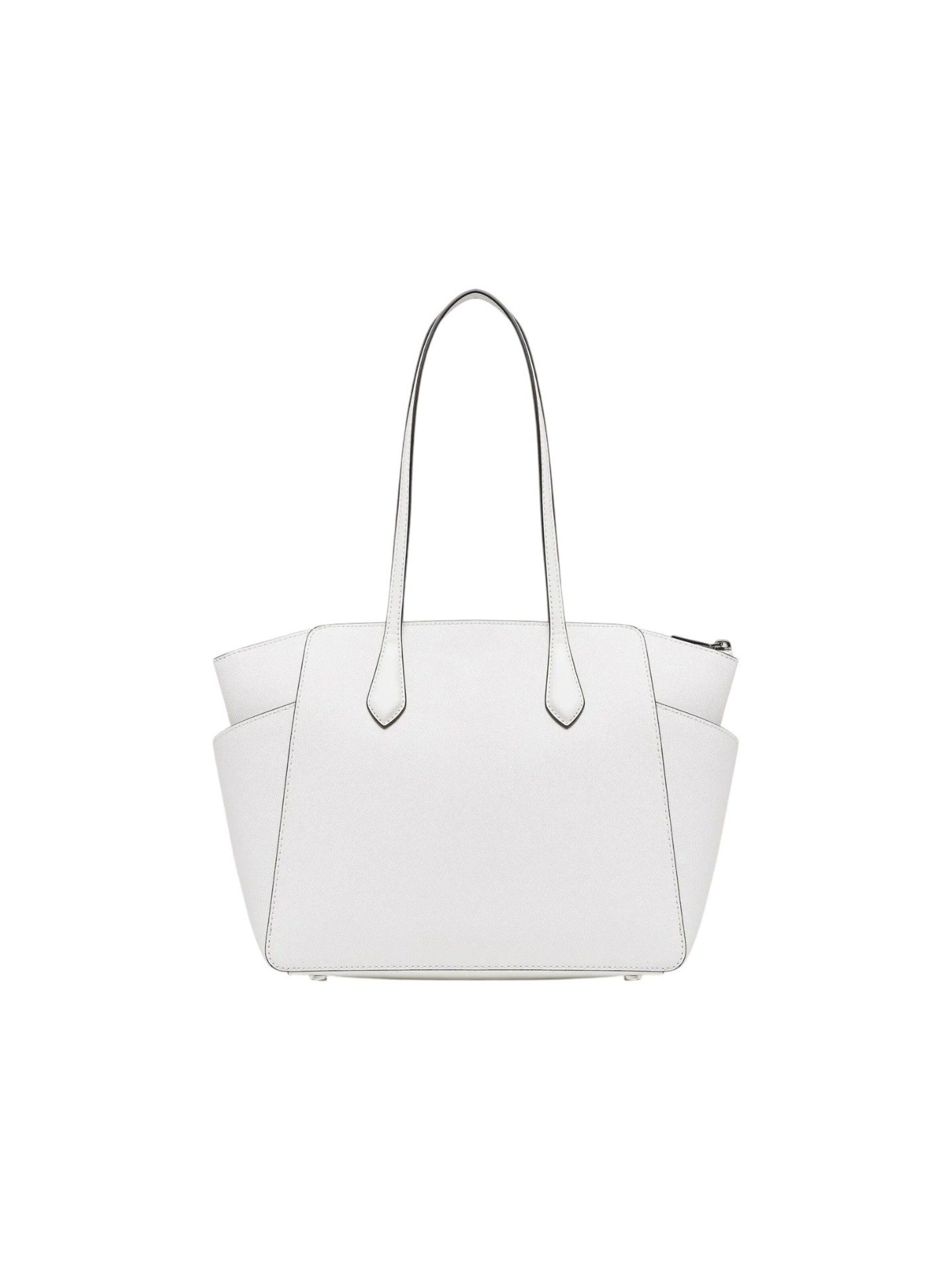 Michael Kors - Shopper 'Marilyn Medium Saffiano Leather Tote Bag' en blanco