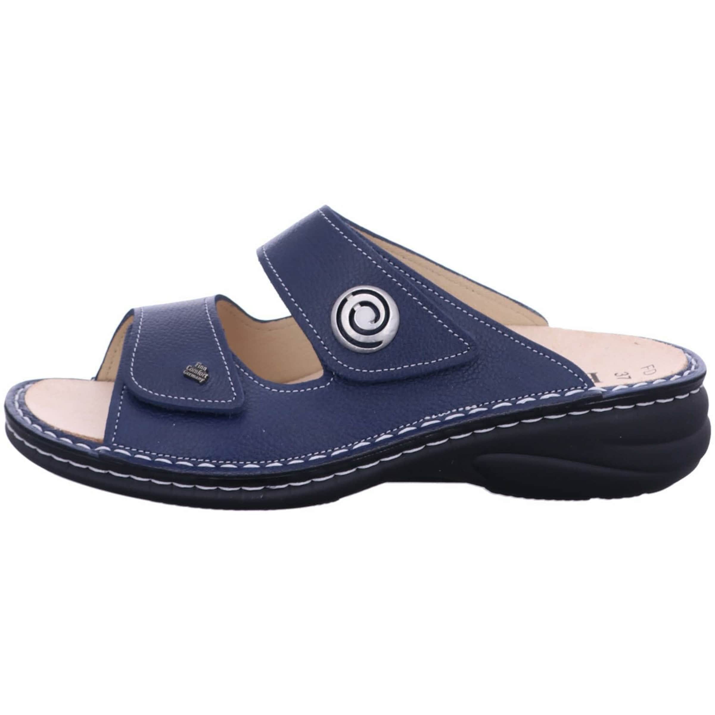 Finn Comfort Mule in Blue