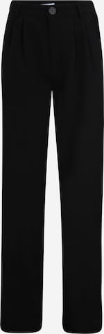 Noisy May Tall Regular Pleat-Front Pants 'SELLINA' in Black: front