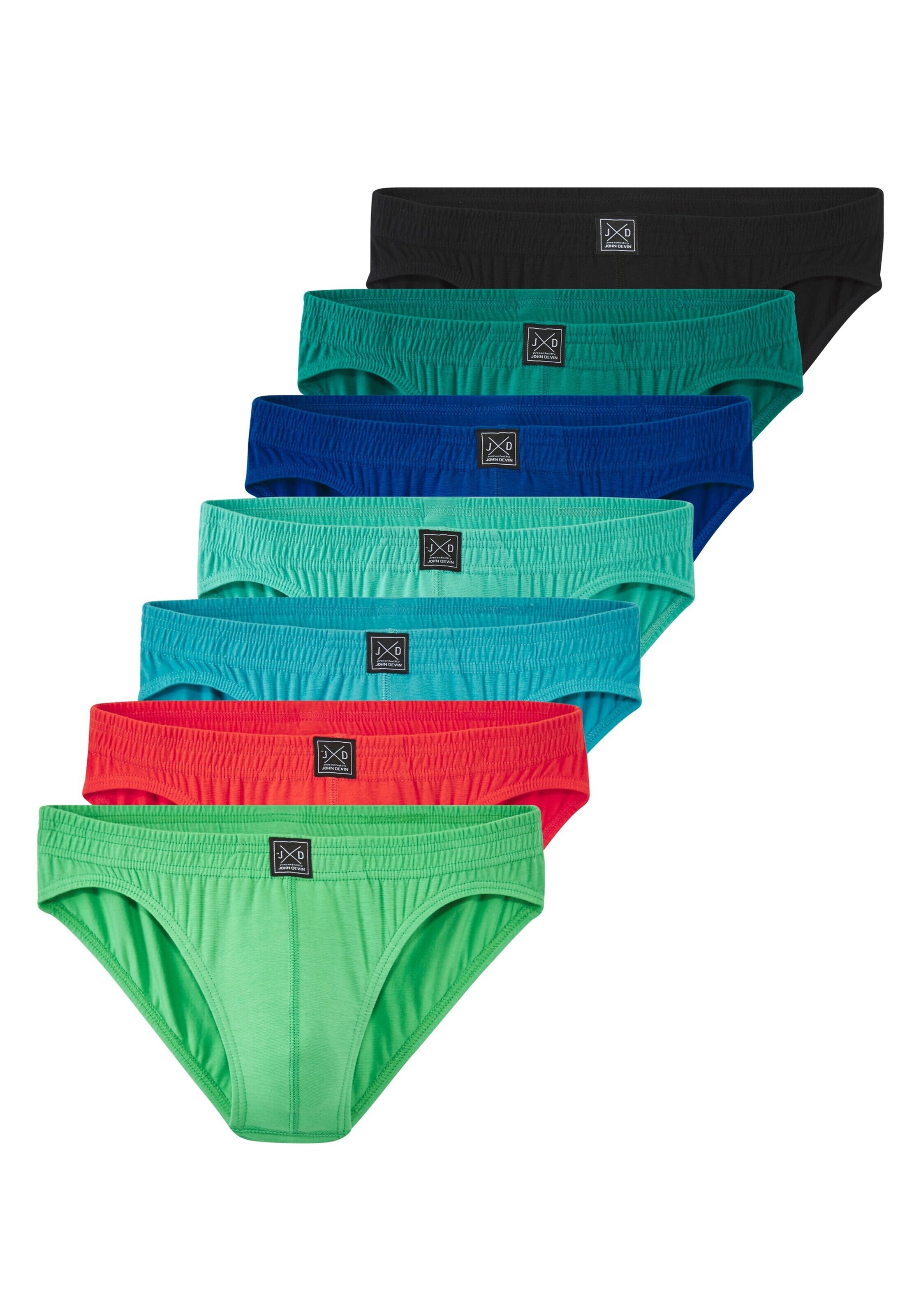 JOHN DEVIN Panty in Blue: front