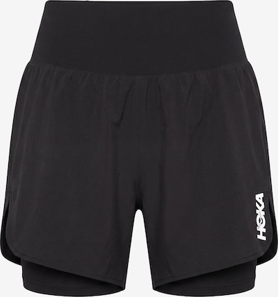 HOKA Sportske hlače 'Glide' veličine XS u crna / bijela, Pregled proizvoda