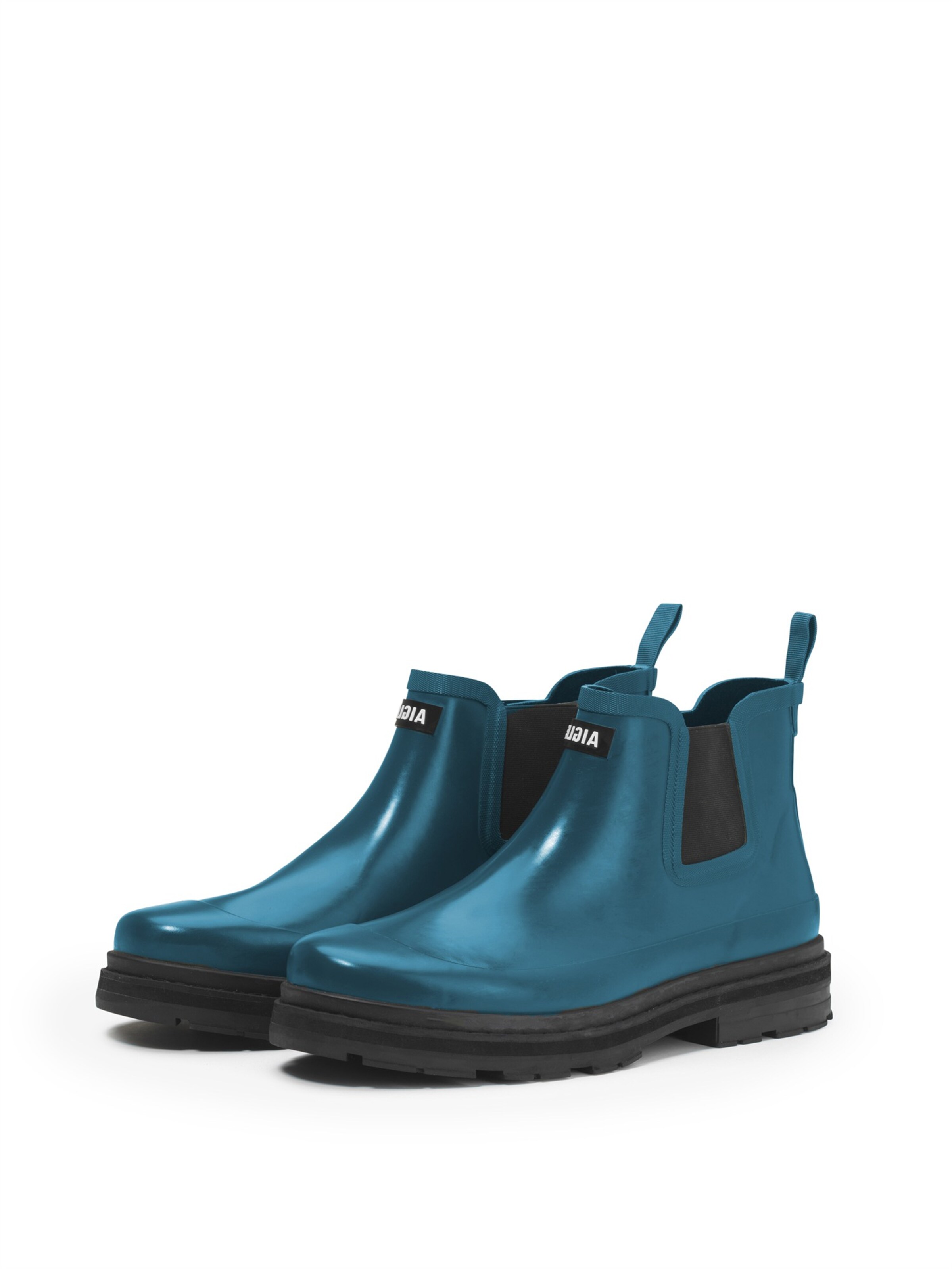 AIGLE Rubber boot 'Soft Rain' in Blue: front